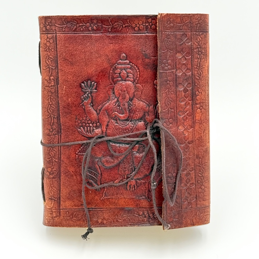 Embossed Leather Ganesh Journal